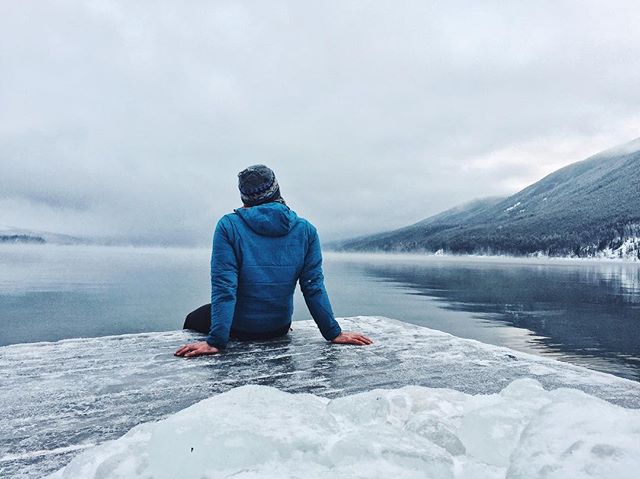 By far, this morning's sunrise at Lake McDonald was one of the coldest I've experienced...the 4 degree temps and falling snow, icy dock, and gray fog on the lake made for one of the more solitary and serene moments I can recall. What a way to begin our last day exploring Whitefish! 