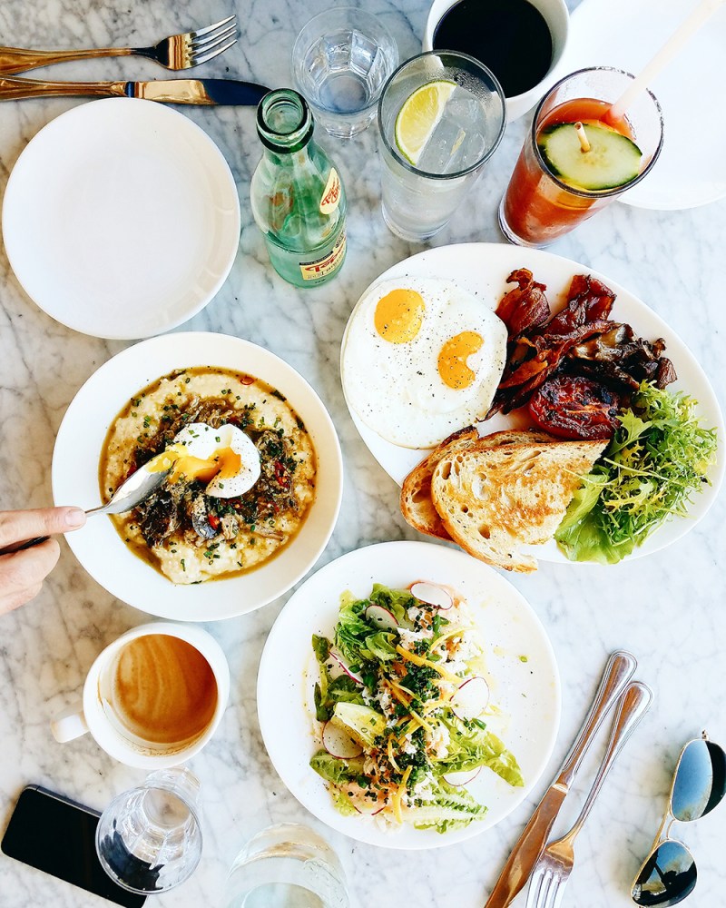 An amazing brunch of Crab Louie, Pork & Grits and a Bloody Mary that was out of this world delicious @launderetteatx on Holly Street. So nice to sit outside on their patio and soak in the beautiful AUSTIN weather - we even had a little taste of home with our coffee