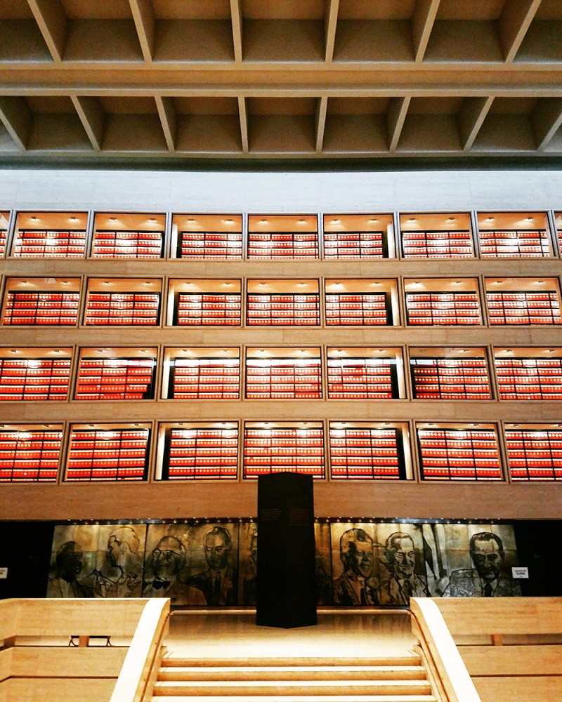 While food was our top agenda on our #weekendwanderer trip a tour of the LBJ LIBRARY AND MUSEUM definitely was a highlight to learning more about and experiencing the great city of Austin - this stunning library houses so much history and is a must stop.
